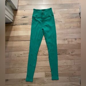 Year of Ours ribbed leggings. Size - S. Cross cross detail. Never worn / no tags